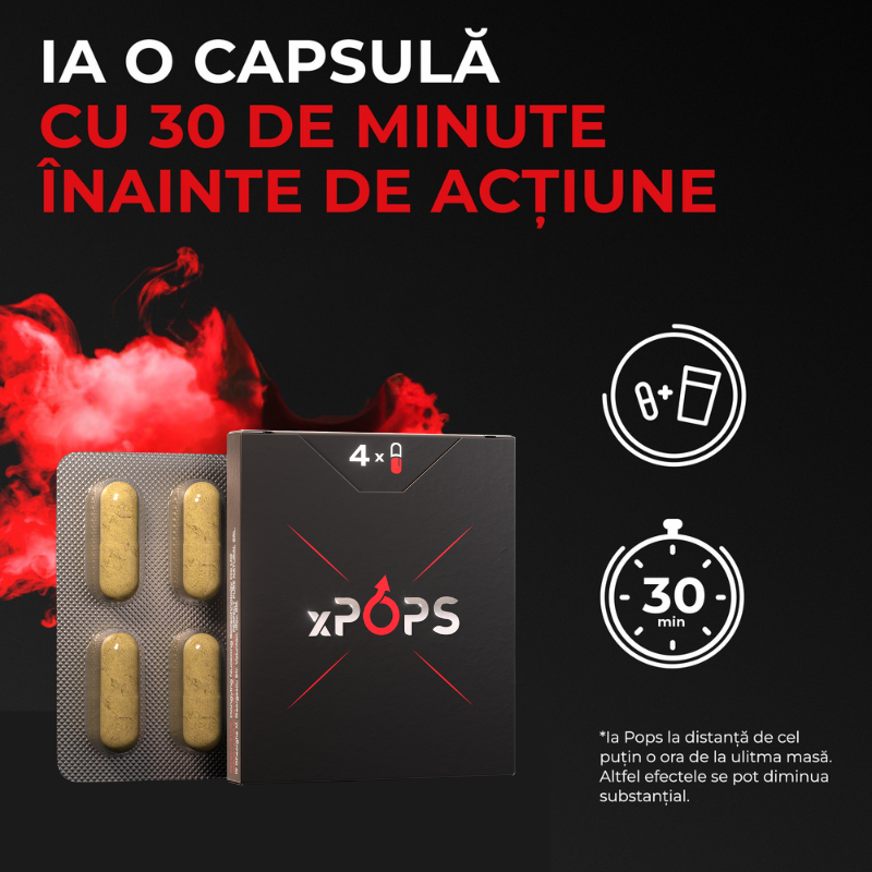 Capsule afrodisiace xPops (8 capsule)